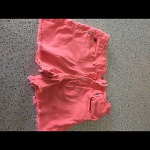 Neon pink Hudson shorts